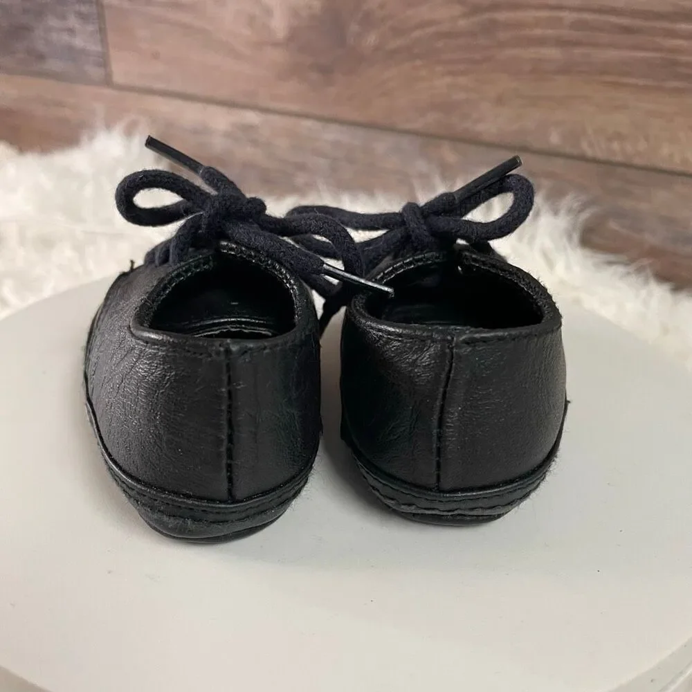 Nordstrom Baby Genuine Leather Oxford Shoes Black – Infant Size 1